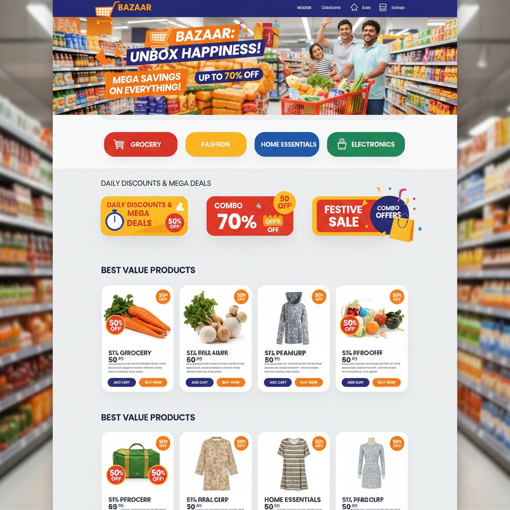 Shopping Bazaar groccery shop